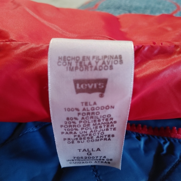 Reversible Levis Puffer Vest (Large) - Picture 6 of 6